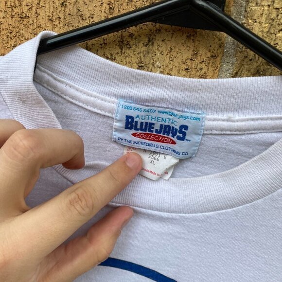 Vintage 2000 Toronto Blue Jays T Shirt XL White MLB - Picture 3 of 5